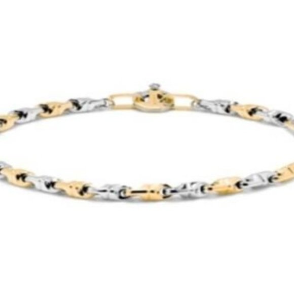 BARAKA Men BARAKA Men\'s BR222021GBAU210002 Nexus Collection Gold Diamonds Bracelet